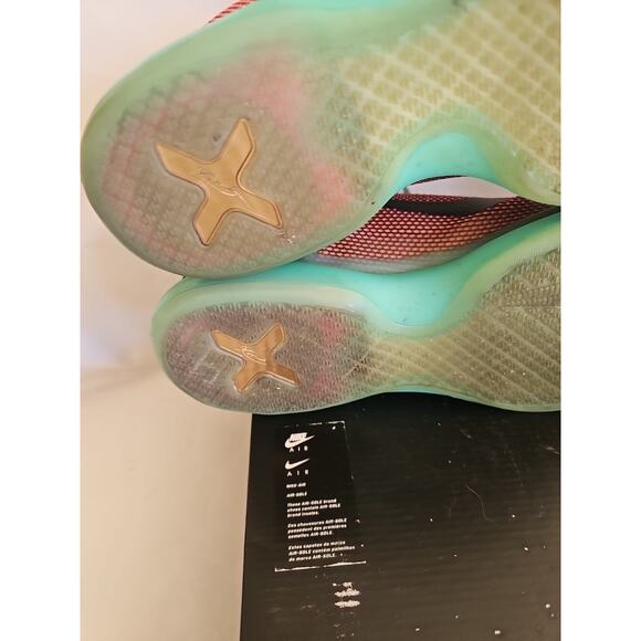 Nike Kobe Bryant X 10 Easter Basketball Shoes Mens 05317-808 Lava Sunset Glow - Picture 10 of 13